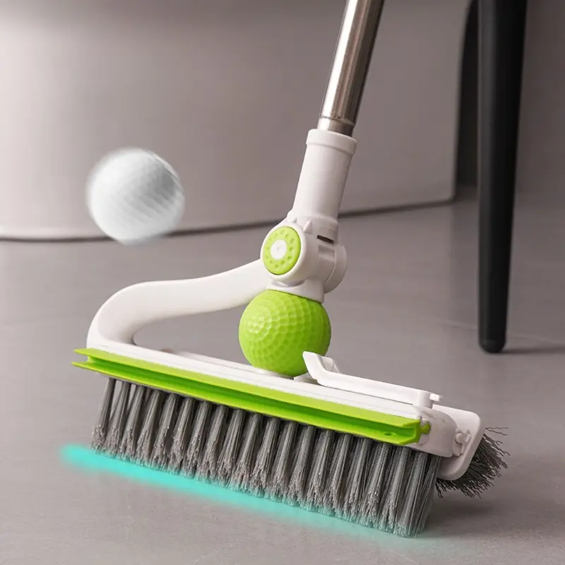 Multifunctional Golf Gap Brush, Bathroom Tile & Floor Cleaning Brush, multipurpose cleaning tool, Long-Handled Silicone Cleaning Tool for Household Dead Corner Stain Removal