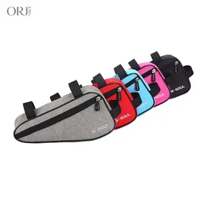 Ergonomic Triangle Frame Bike Bag, Wear-Resistant Top Tube Storage Pack for MTB & Road Cycling, Stable Accessory for Long-Distance Outdoor Riding Commute Active Spacious,Multicolor,Resin,Rhinestone