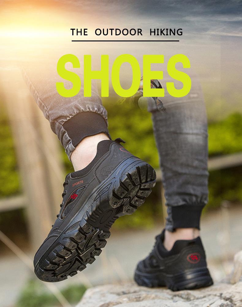 UYCEKK Men'S Hiking Shoes| Round Toe Lace-up Outdoor Sports Shoes, Casual Running Shoes, Trendy Comfortable, Spring Summer 2026 New Arrival, Perfect for Father'S Day & Back to School