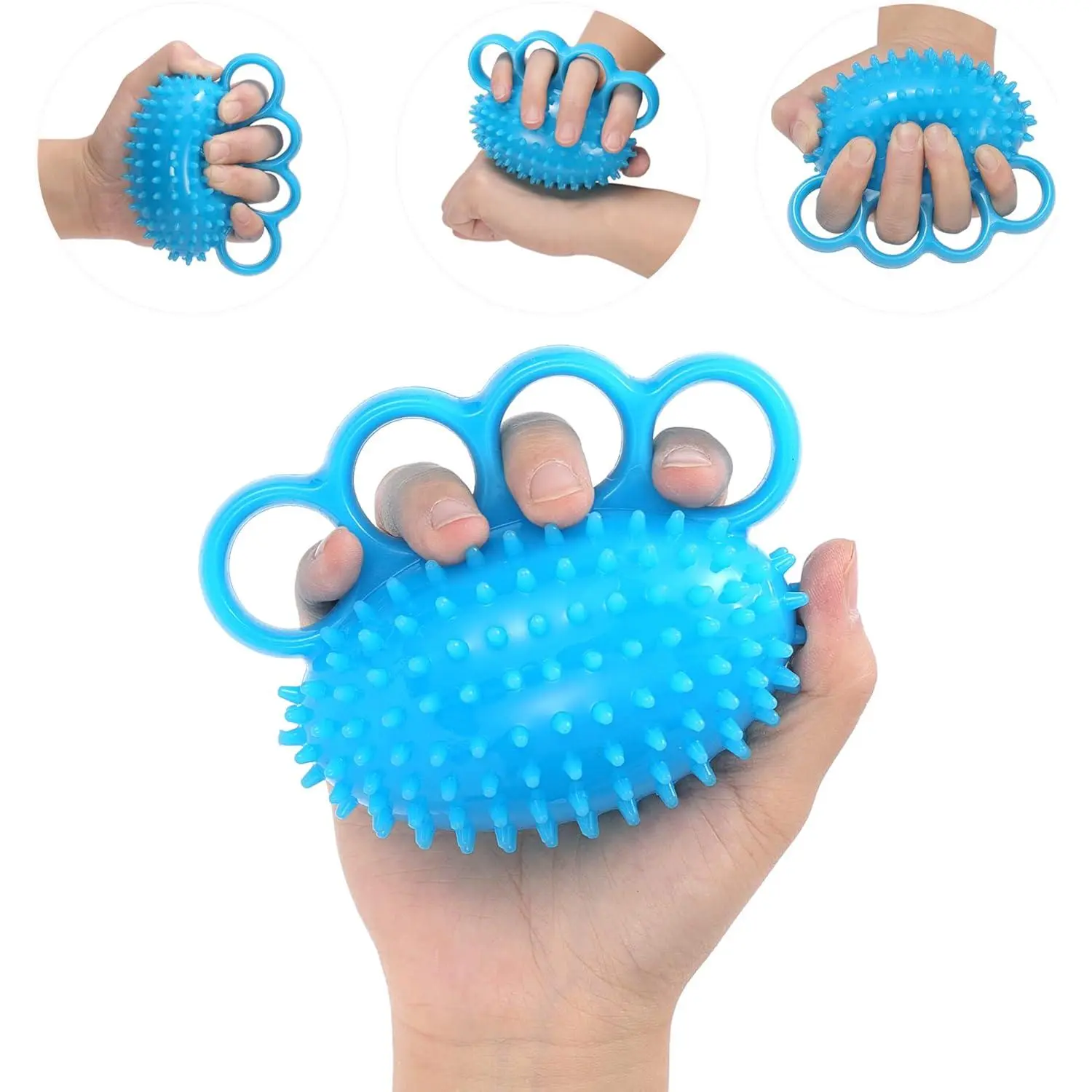 Hand Exercise Ball Finger Therapy Ball - Grip Strengthening, Improve Flexibility, Squeeze Stress Relief Balls, Resistance Strength Trainer for Hand,premium,dorm-friendly,heavy,gym,school