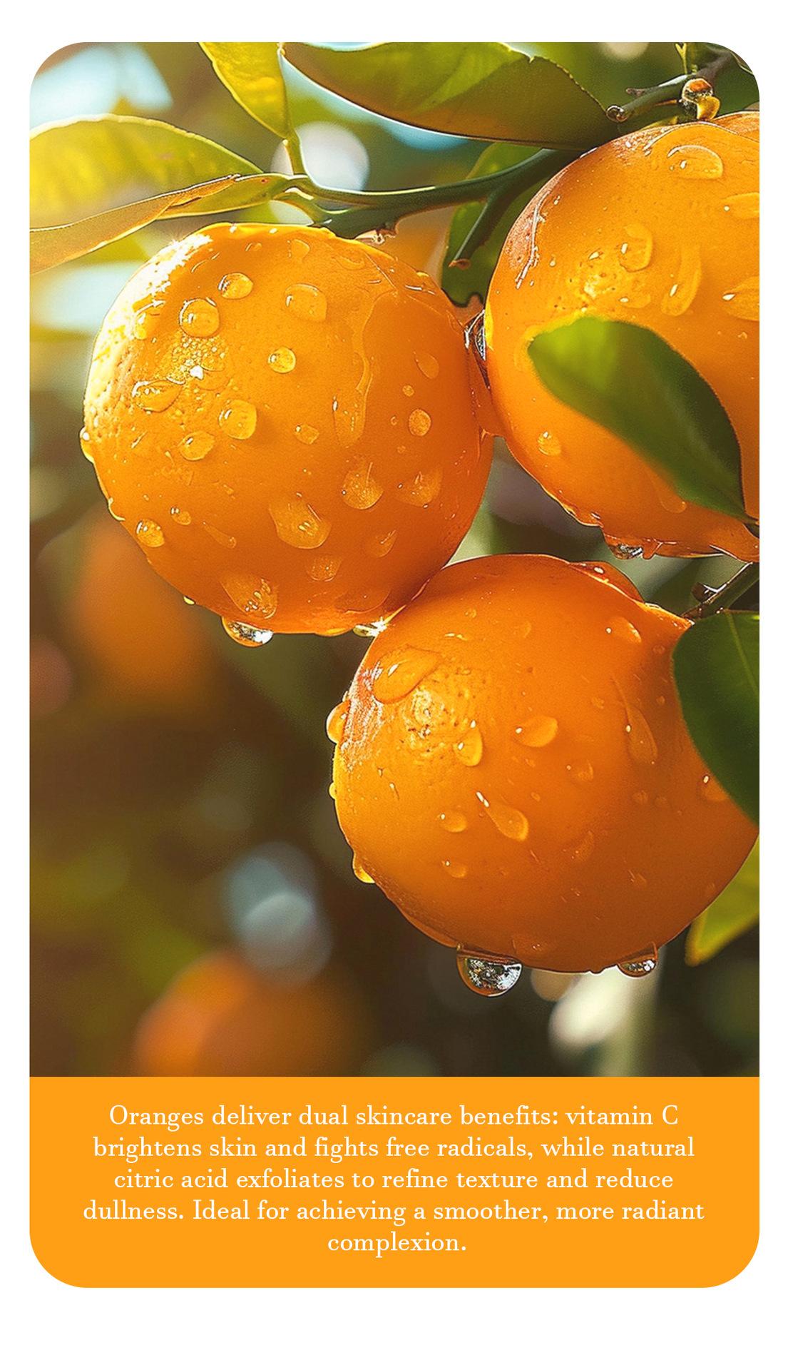 HEKO BEAUTY Exfoliating Gel Orange Brightening Facial Cleanser Deeply cleans pores and removes dead skin