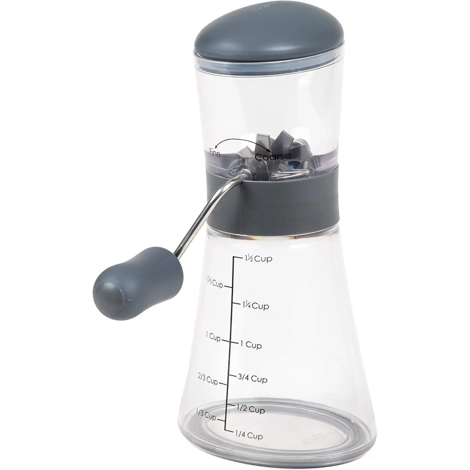Nut Chopper with Non-Skid Base, Gray