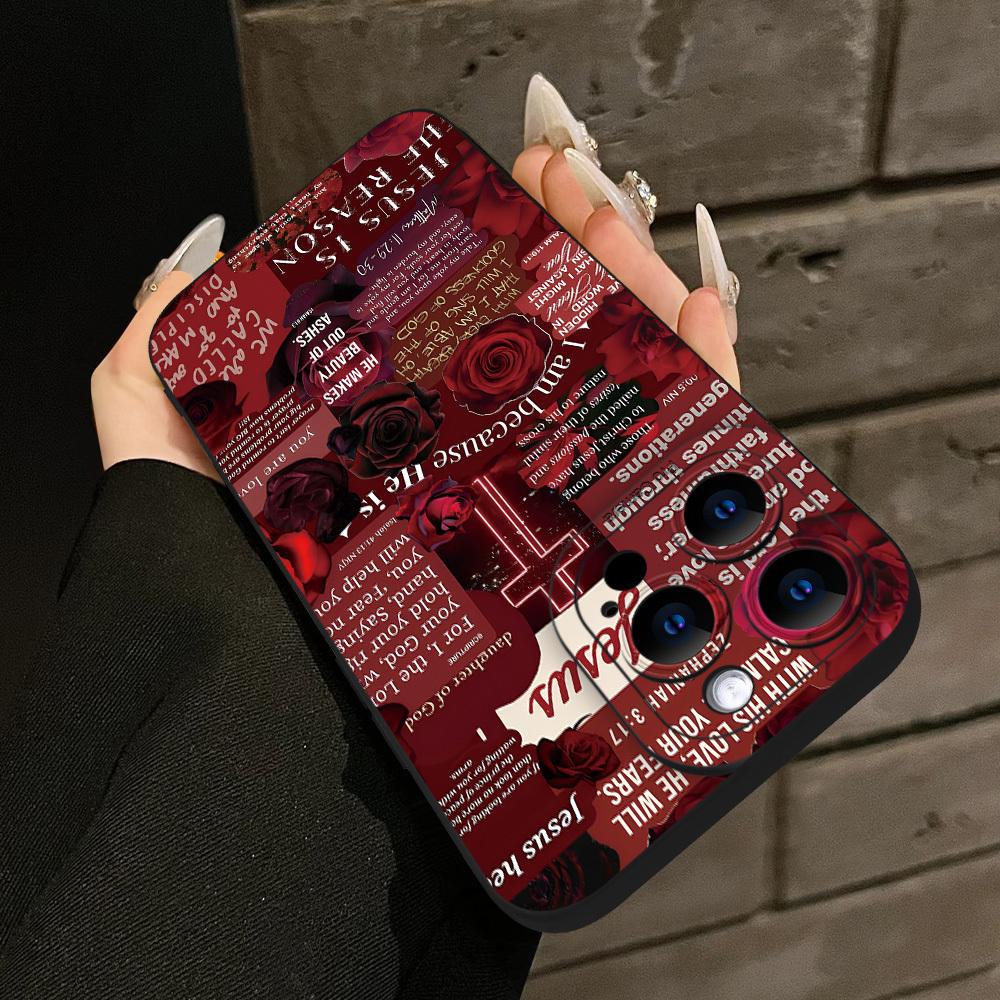 A Stylish Phone Case Featuring an Inspirational Christian Design, Complete with Bible Verses,Compatible with for iphone Models 16, 15, 14, 13, 12, And 11 Pro Promax Plus.