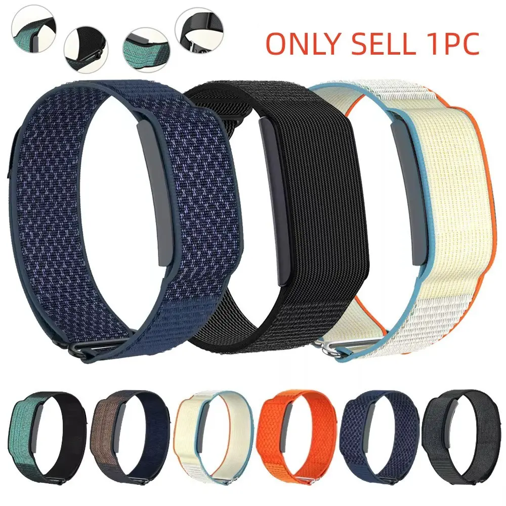 For Amazfit Helio strap Adjustable Sport Nylon armbands for Fitness Tracker wrist belt Replacement correa amazfit helio straps Wearable