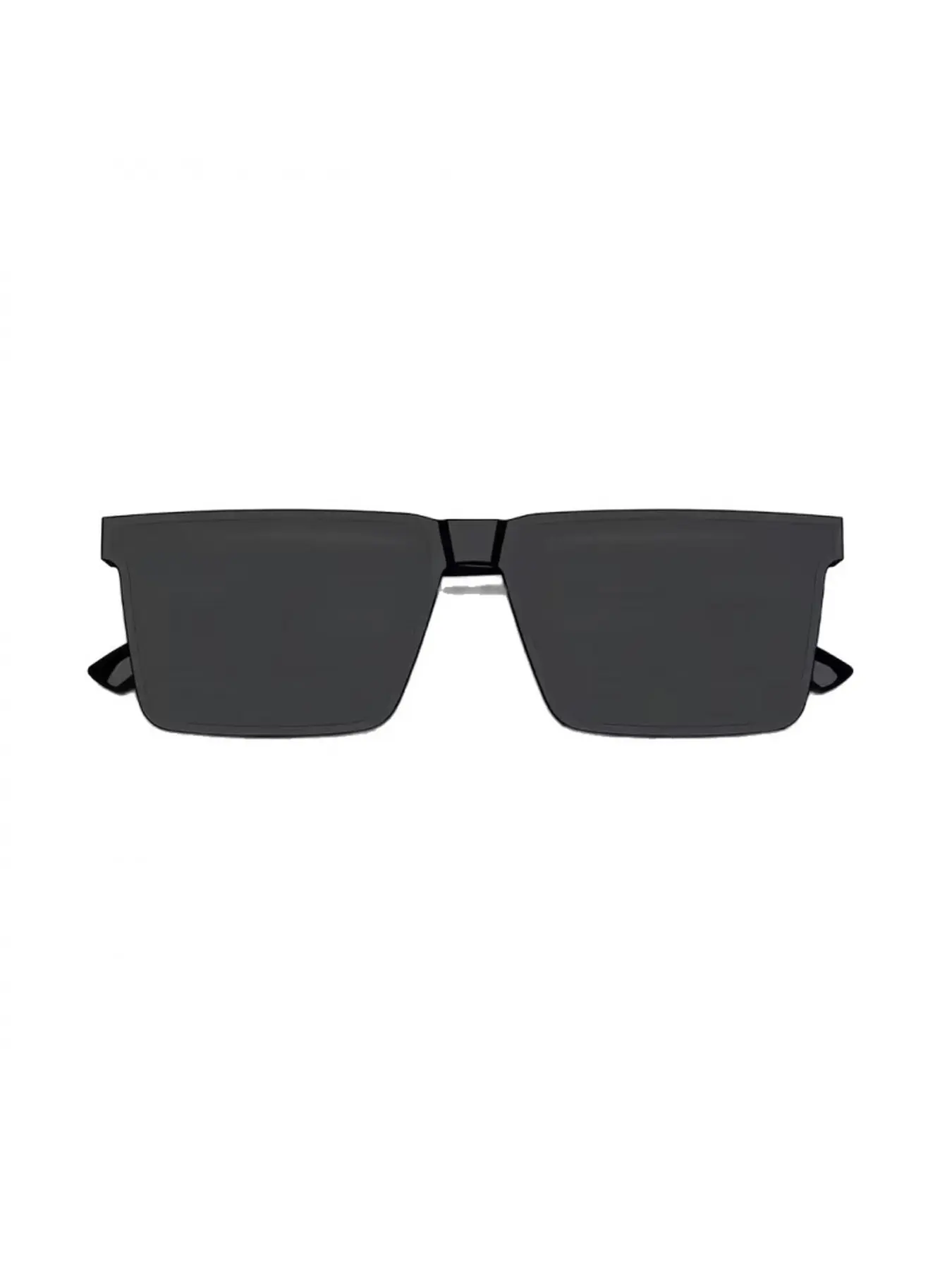 Full-frame square minimalist fashion sunglasses - men's accessory, lightweight TR frame, metal hinges, UV protection, suitable for casual outdoor wear, a top choice for daily wear and driving, and an excellent gift option