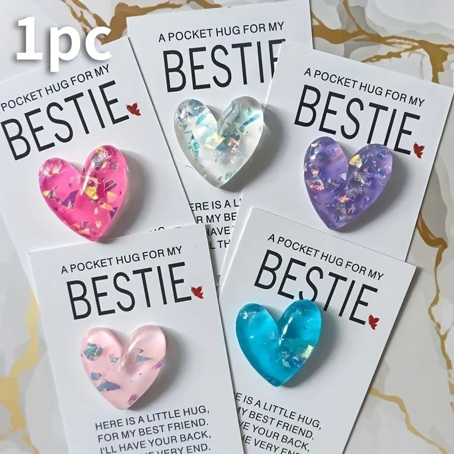 Pocket Hugs for My Best Friend, Heartfelt Gifts for Girlfriend, Graduation, Back to School, Christmas, Thanksgiving, Party Invitations