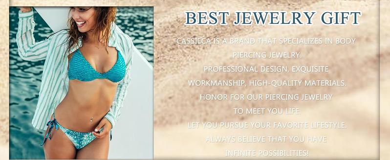 CASSIECA 10Pcs Gold Belly Button Piercing Ring-Surgical Steel CZ Heart Navel Belly Rings for Women Dangle Short Clicker Navel Piercings Cute Summer Jewelry 14G