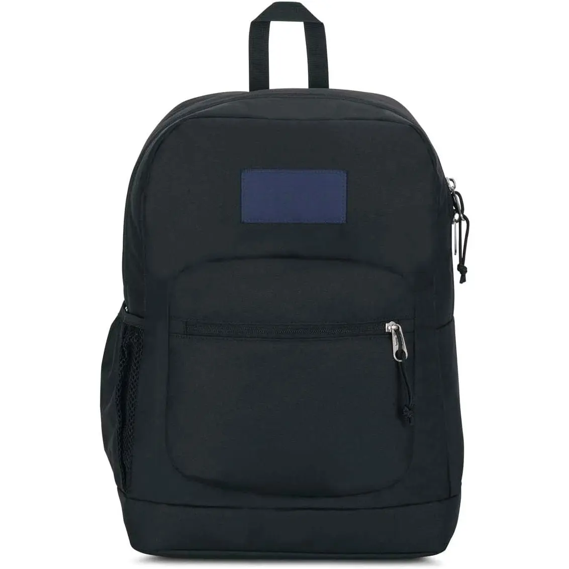 Backpack - Large Main Compartment, Side Water Bottle Pocket, 15-Inch Padded Laptop Sleeve - Black