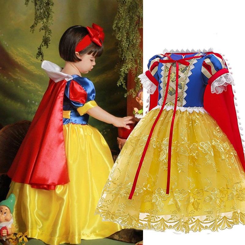 New(New)102 Baby Girls Princess Dress Fairy Tale Cosplay Costume Birthday Party Dresses Fancy Party Performance Adele