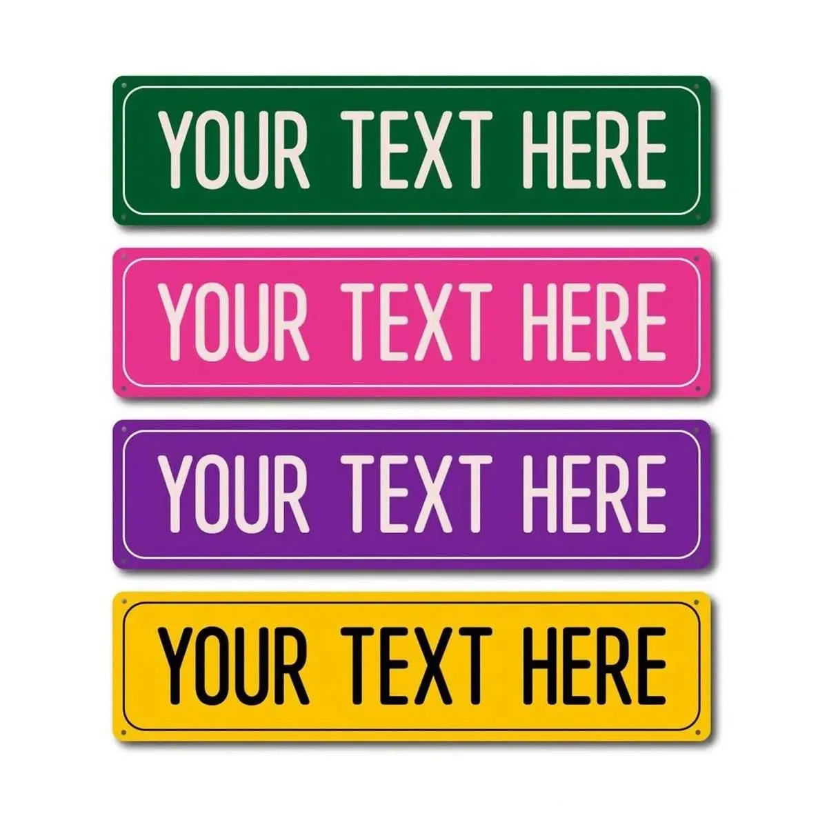 1pc Personalized Custom Metal Street Sign Vintage Custom Street Metal Signs Custom Street Road Signs Metal Signs Arrows Outdoor Text Signs Custom Gifts 16X4 Inch,Customized Signs & Plaques,Home Refresh
