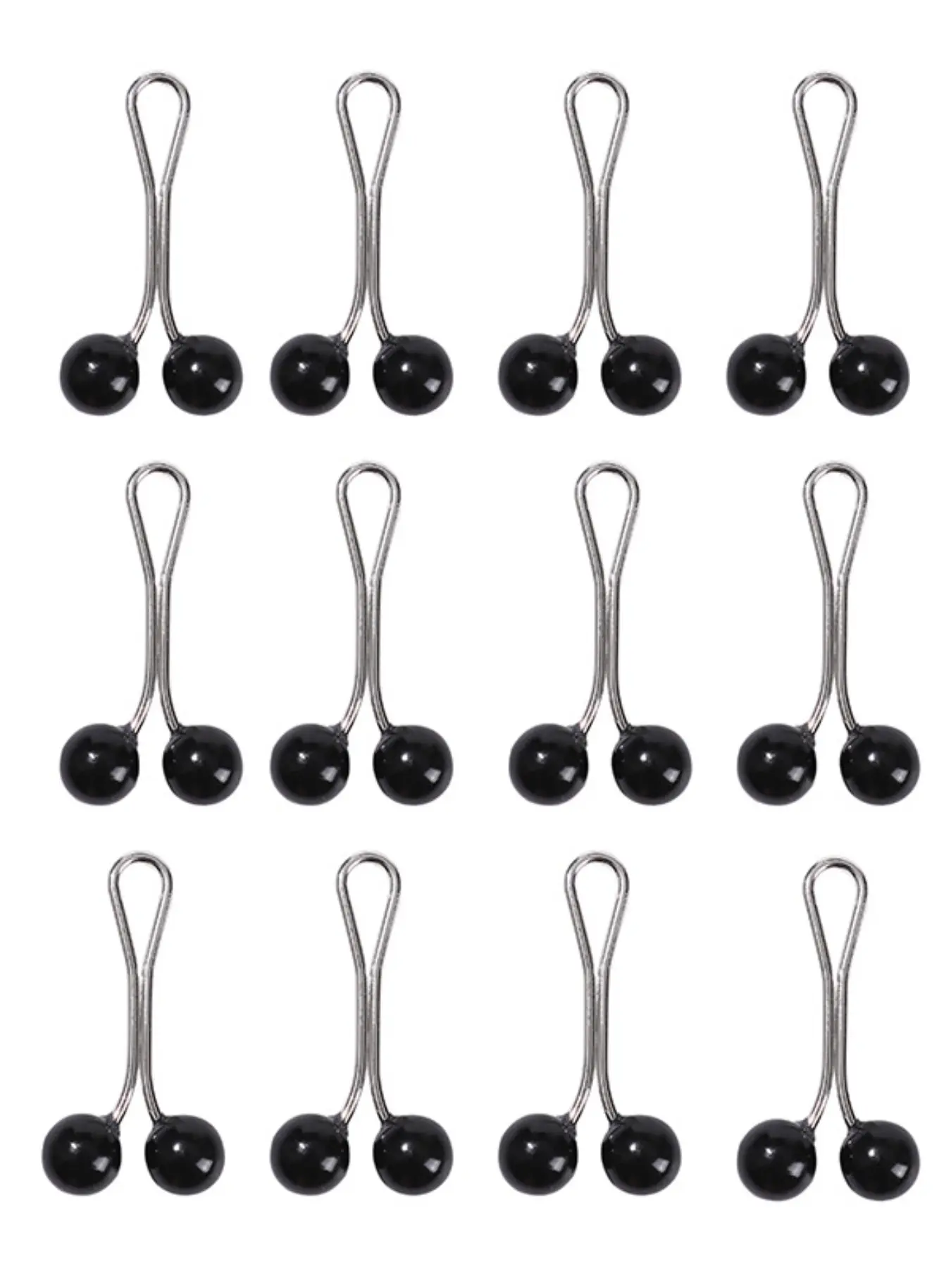 Muslim Hijab Pins(12 Pcs) for Scarves and Shawls, Islamic Safety Pins for Wedding Dress Decoration, Elegant Headscarf Accessories