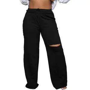 Wide Leg Pants for Women Drawstring Baggy Casual Sweatpants