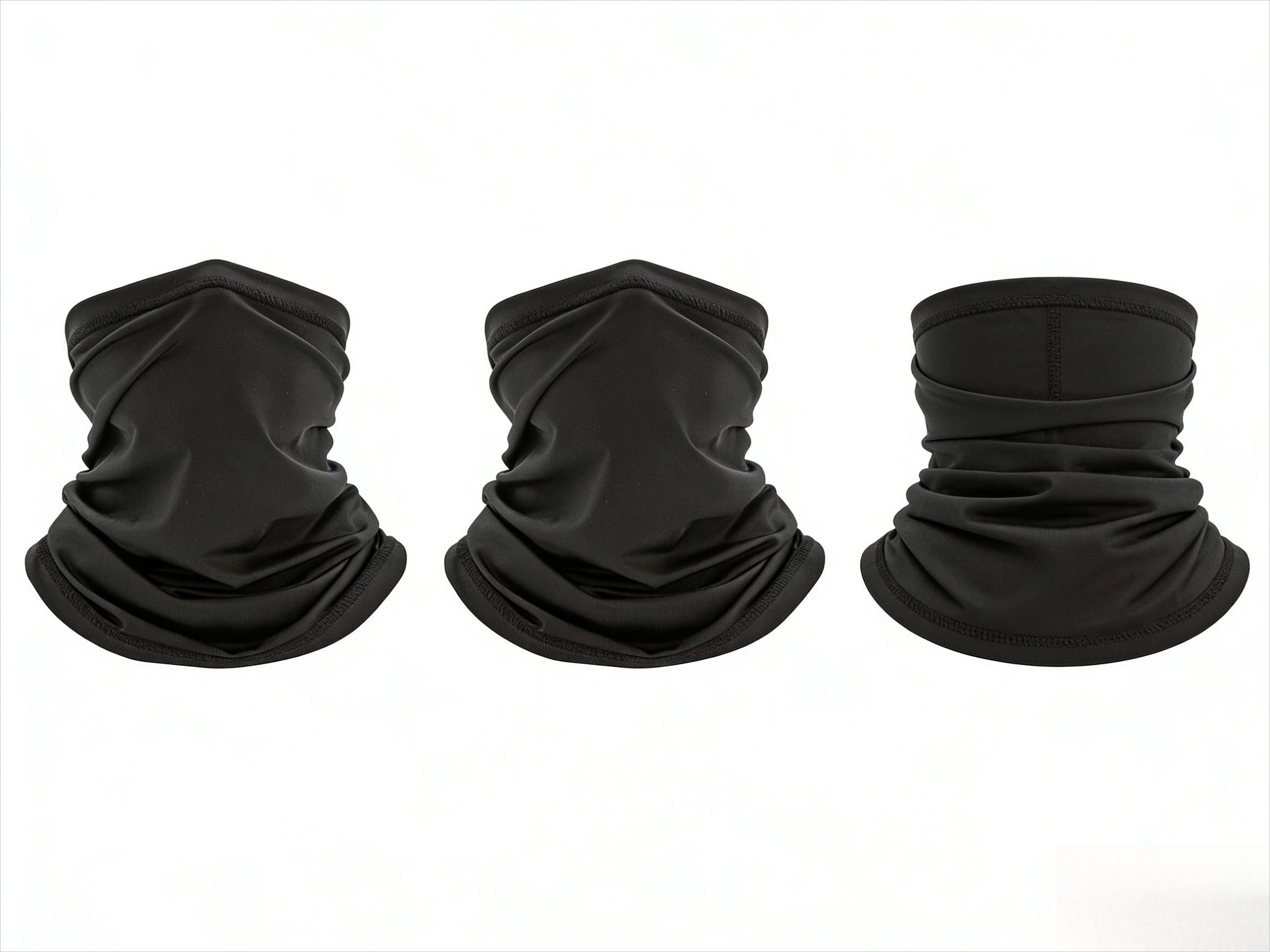 6-Pack Camouflage Neck Gaiters Face Mask for Men Women, Seamless Bandana Scarf Balaclava Headband, Multi-Functional Outdoor Headwear