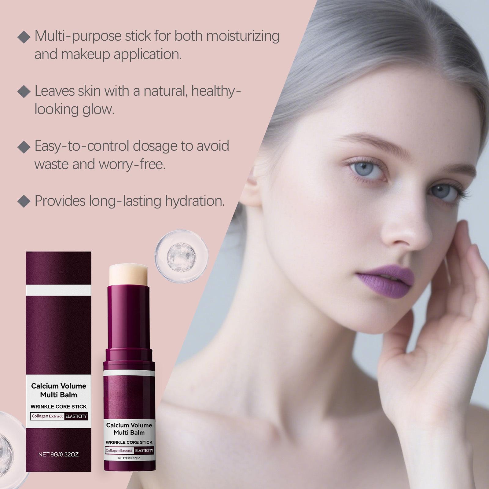 Hydrating Skincare Stick, 9g Deep Moisturizing, Smooth Skin Texture, Glossy Finish, Suitable for Dry Skin Care,  Hydrates Firms & Brightens Eye Area - Compact Travel-Friendly Daily Eye Care - Repairing