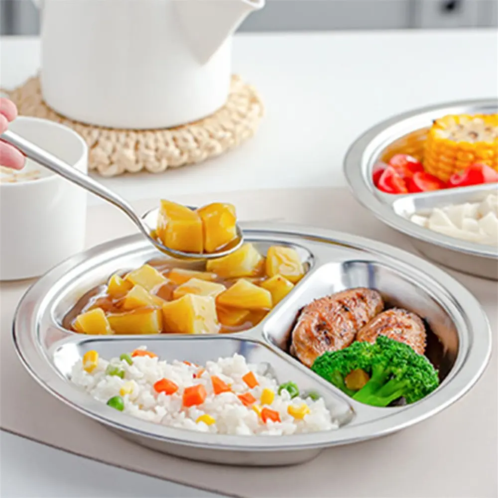 Commercial Grade Flatware Set for Hotels Cafes Buffets Home Dining, Durable Non-Bone China Dinner Plate, Ideal for Professional Use
