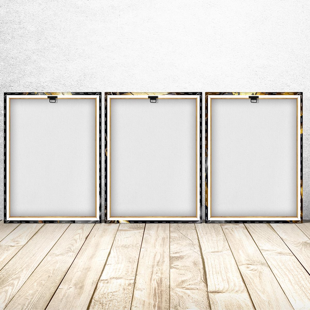 Wooden Framed Canvas Painting, 3 Counts Modern Graffiti Figure Pattern Poster, Fashion Figure Home Decoration, Room Mural, Office Decoration, Wooden Wall Art