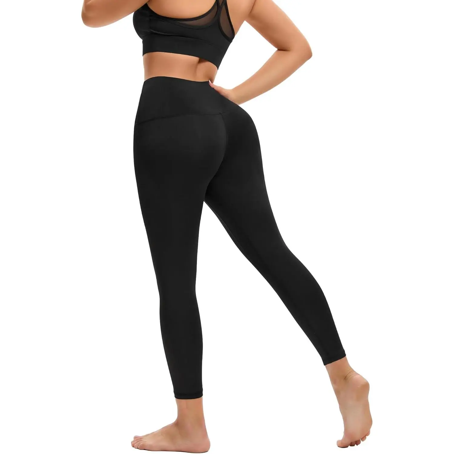 outdoor sports Yoga Leggings 25" - High-Waisted Workout Running Yoga Pants,Pilates & Athletic Wear,Natural Hip & Butt Lift