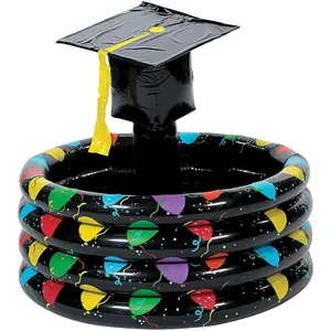 Graduation Inflatable Party Cooler - Class of 2026 Graduation Party Decorations | Extra Large 72-Drink Ice Bucket & Floating Pool Cooler | Congrats Grad Party Supplies & Beverage Tub