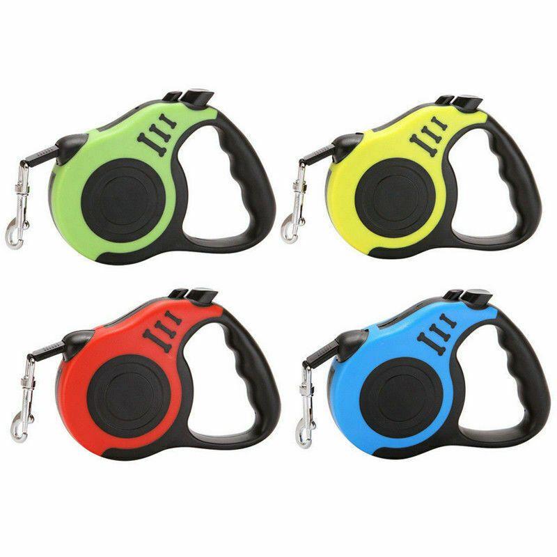16.5FT Pet-Friendly Retractable Dog Leash & Adjustable Collar - Perfect for Safe Walking in the United States