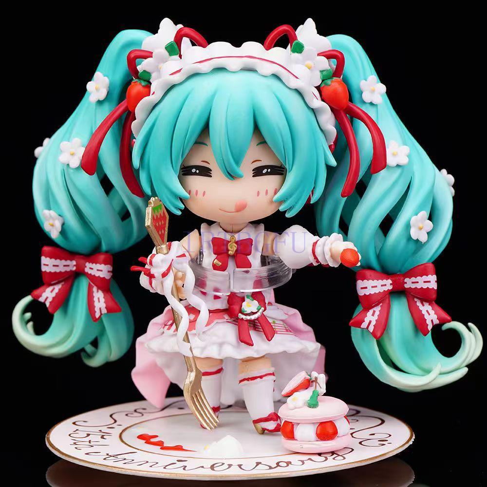 10cm GSC Vocaloid Hatsune Miku 1939 15th Anniversary Ver Q clay Japanese Anime PVC Action Figure Toy Game Collectible Model Doll