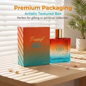 Tropical Vibes Eau De Parfum for Women 100ML, Coconut Vanilla Summer Fragrance, Long Lasting Everyday Scent, Gift Ready