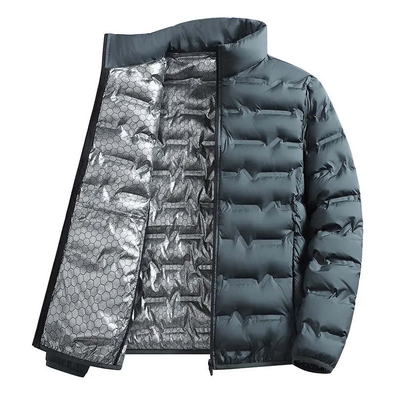 Men's Light Cotton Jacket Thermal Reflective Lining Winter Puffer Bubble Coat Outerwear Spring Fall Outdoor Streetwear Daily Apparel Wear Outfit Style cozy soft cool clean chic premium classic stylish durable trendy comfy urban hype Vibe Coa