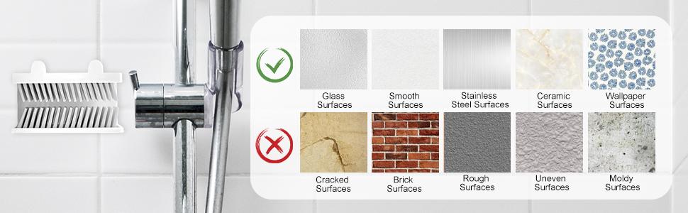 SICANDAENHK Keep your shower drain clog-free with this white wall-mounted shower hair catcher!Reusable, flexible hair collector traps hair effectively without blocking water flow, easy to install on smooth walls, simple to clean and reuse