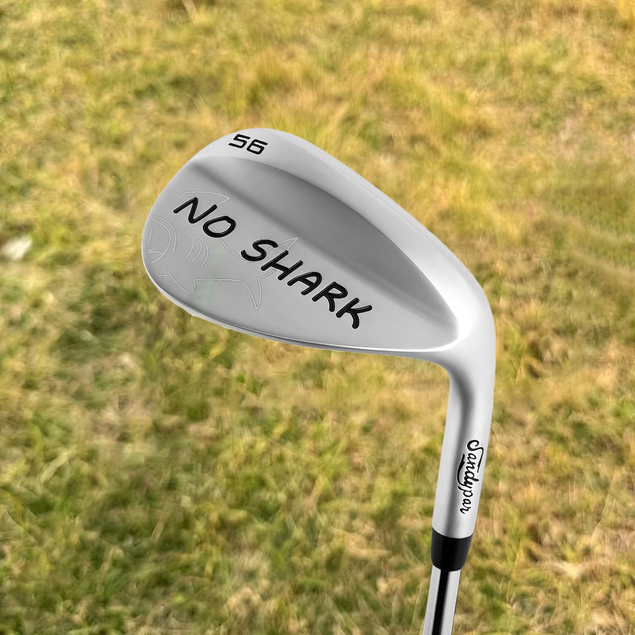 Matte Laser Logo Sand Wedge 52°/56°/60° Laser NO-SHARK Logo CNC Milled Lob Wedge  Stainless Steel Shaft Anti-Slip Grip tour satin wedge right hand Golf Clubs Wedge Set