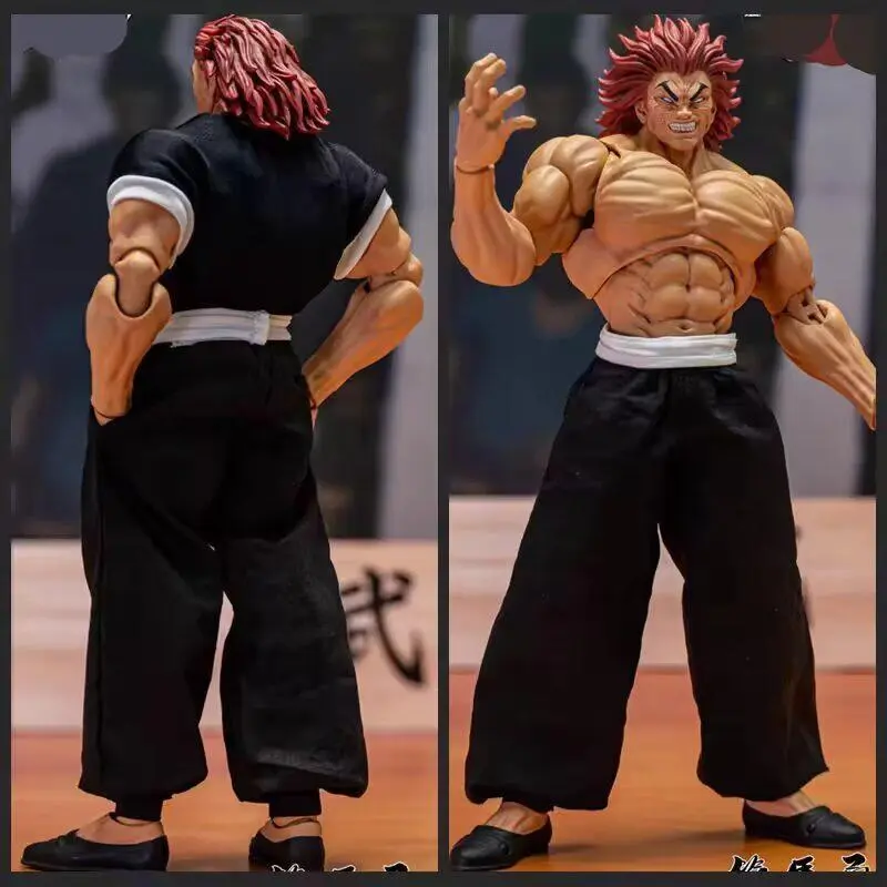 High-quality Version Storm Toys ST 1/12 Baki Series Yujiro Hanma with Movable Joints and Real Clothes