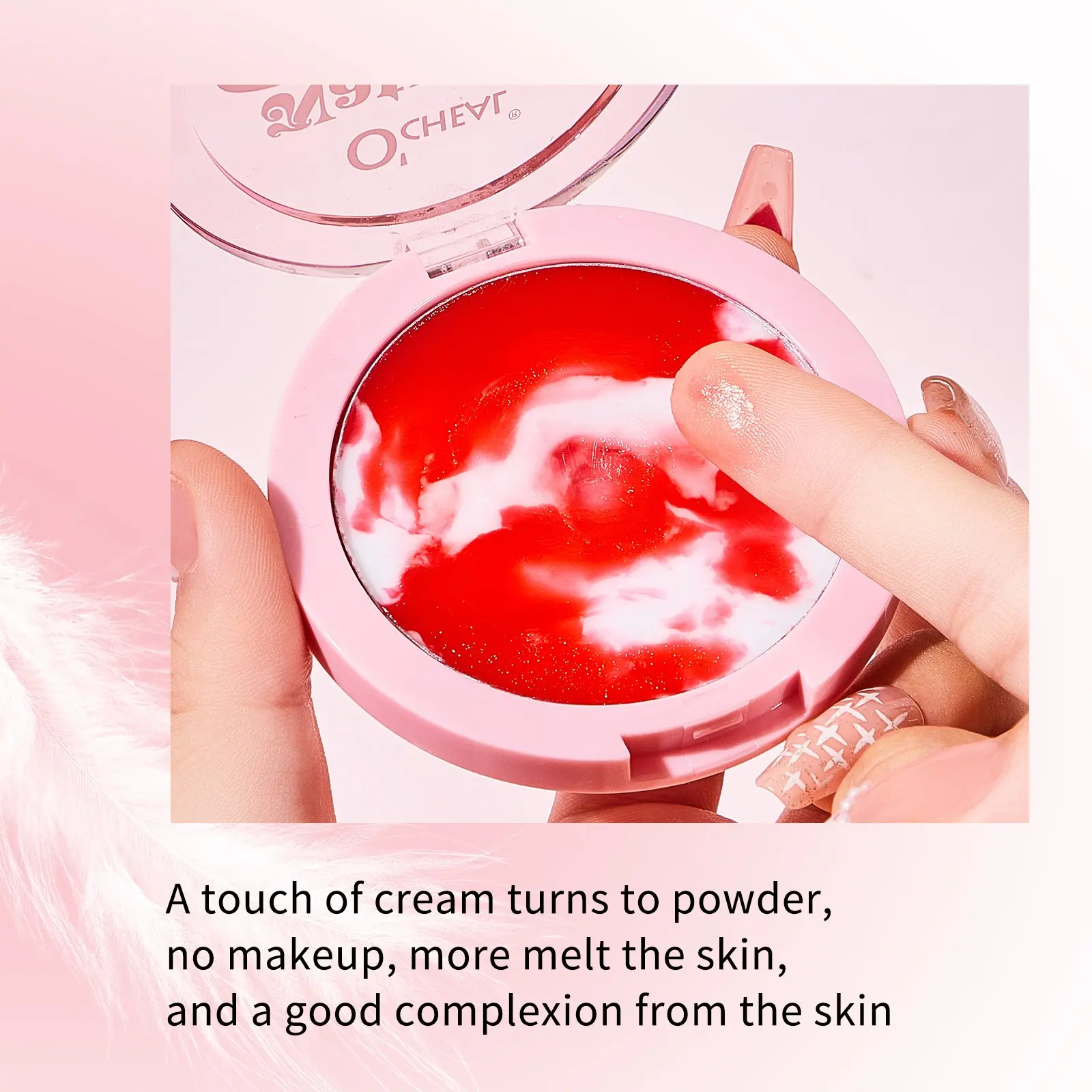 Long-Lasting Matte Powder Foundation, Smooth Finish, Natural Look, Lightweight Formula, Ideal for All Skin Types, No Flakiness