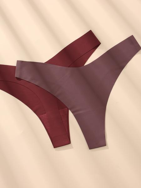 15 Pcs Women's Underwear Set, Comfortable Seamless Low Waist Thong Panties, Casual Fitted Design, All Season Wear, Daily Use Essentials, Soft Comfy Panties