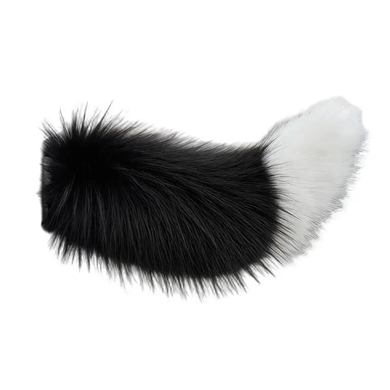 Dual Control Mode Electric Plush Wagging Tail - Sound Activated & Remote Controlled Car Trunk Decoration, Cute Fuzzy Fox/Rabbit Tail Moving Ornament for Vehicle Cosplay, Auto Exterior Accessory & Photo Prop