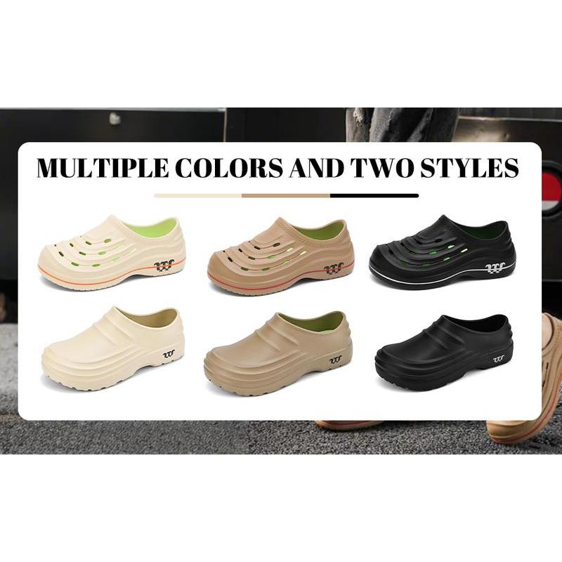 (New)Armadillo Clogs Nurse Shoes for Women Men Comfortable Non Slip Work Shoes, Oil Resistant Chef Shoe Wide Waterproof Nursing Shoe, Ideal for Healthcare Kitchen Food Service Garden Unisex