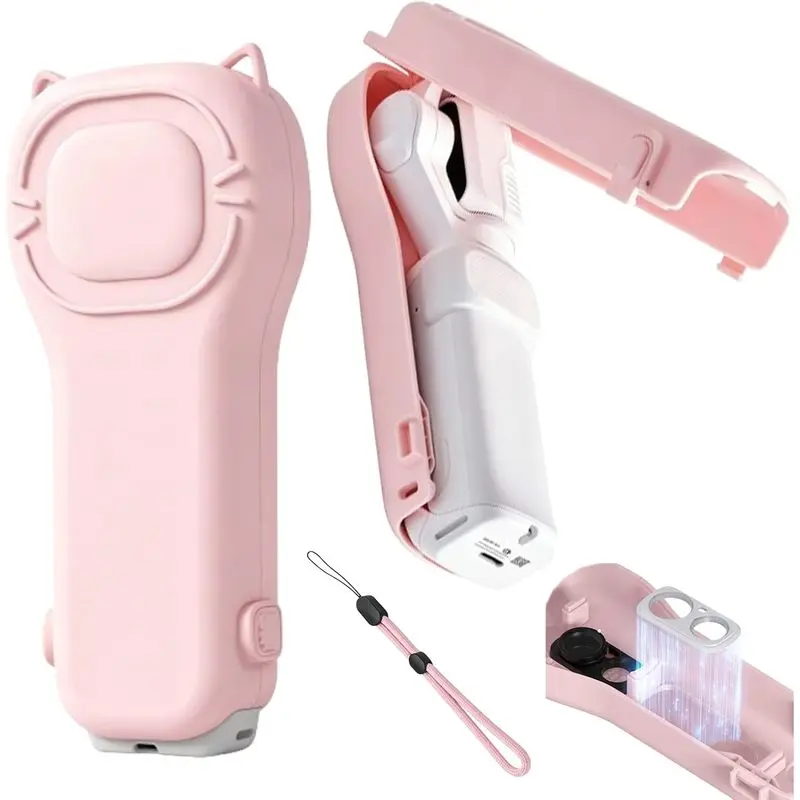 Protective Case Compatible with Insta360 Luna Ultra (Pink) | Hard Shell Carry Case with Filter Storage, PC Protective Cover with Soft Lining, Portable Travel Storage Case