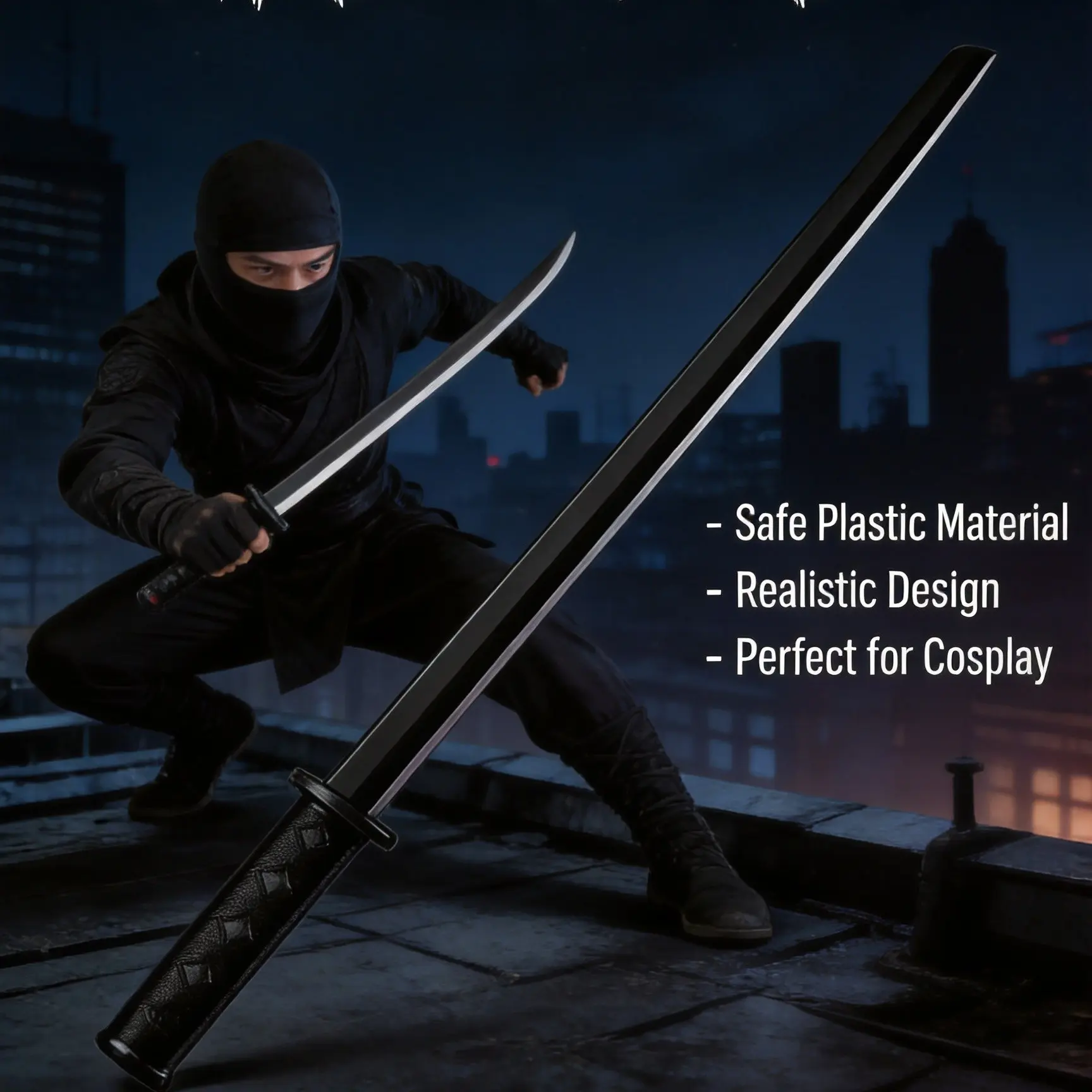 3D Printed Extendable Design Samurai Sword Toy, Smooth Stretching Sword, Multi-Color, Portable, Stress Relief, Kids Adults, Cosplay Props, Party Gift