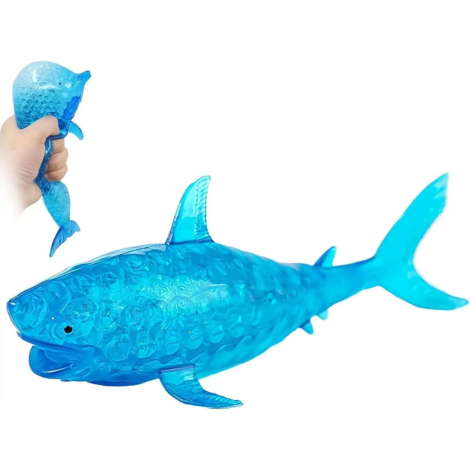 Squishy Shark Stress Balls, Dolphin Squeeze Toys, Sea Animal Squishy Toys, Easter Basket Stuffers, Party Favors for Kids and Adults
