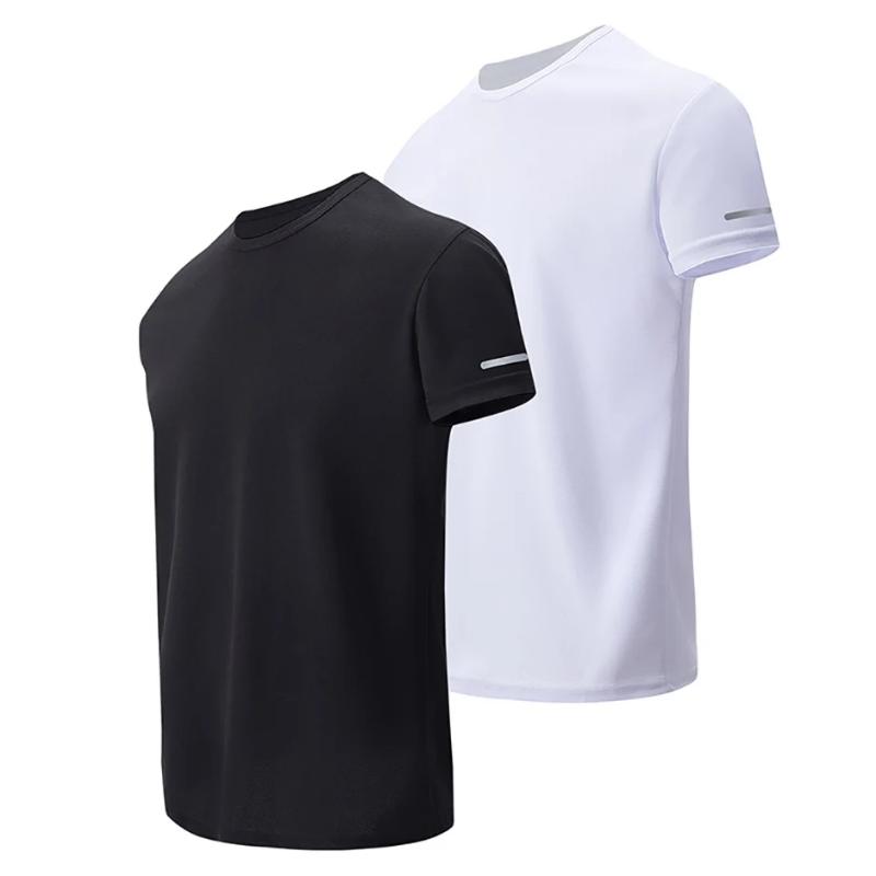 Kyn Apparel Piece Men's Four Season Short Sleeved Quick Drying Sports And Fitness Comfortable Plus Size Youth Casual Basic T-shirt