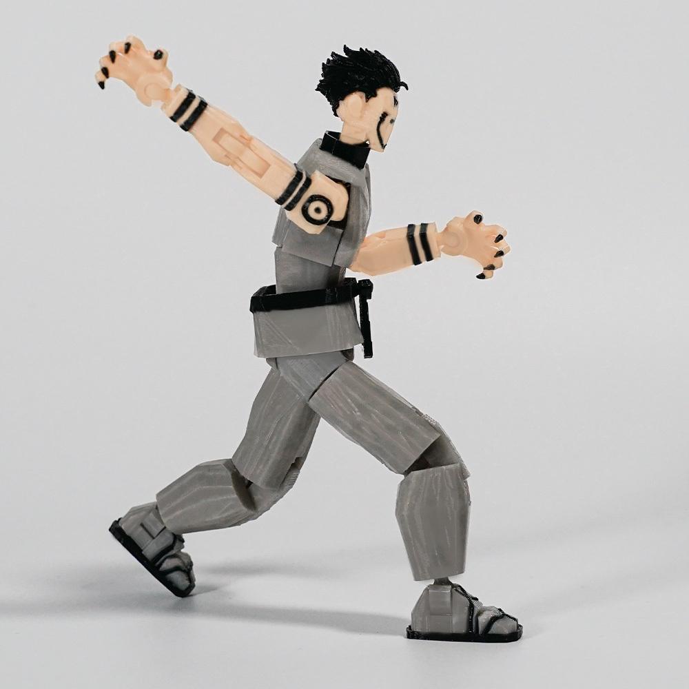 3D Printed Jujutsu Kaisen Ryomen Sukuna 2.0 Anime Multi-Jointed Shapeshift Toys Action Figures Mannequin Model Ornaments Gifts