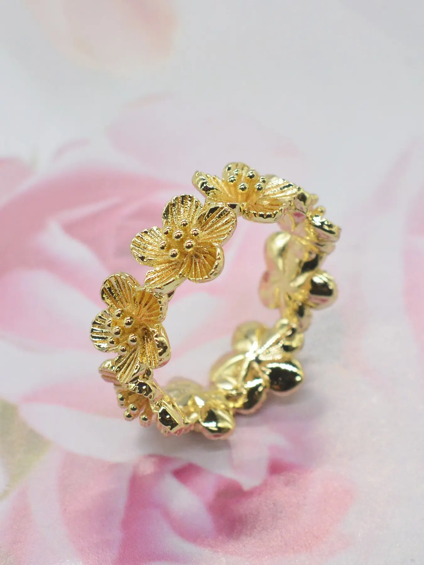 Elegant Floral Women's Fashion Ring, Jewelry Rings, Perfect for Everyday Wear, Daily Wear, Parties, Valentine's Day, Christmas Gifts, Birthday Presents for Girlfriend, Mom, Friend, Nature Inspired Rings