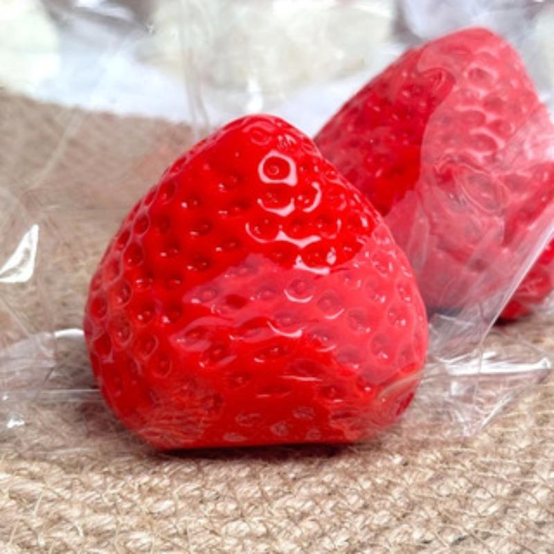 Kawaii Strawberry Squishy Toy, Soft Slow Rising Stress Relief Fidget Toy, Cute Realistic Fruit Squeeze Sensory Toy for Kids & Adults, Party Favor, Birthday Gift