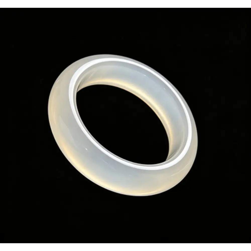 Versatile Bracelets for Young Women: Moonlight Agate, Lychee Jelly Jadeite Bangles, Icy Floating Flower White Chalcedony Bracelets