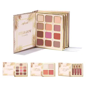 Tropical Gilt Full Makeup Comprehensive Set - Foldable Makeup Plate with Eyeshadow, Blush, Lipstick for Beauty & Personal Care