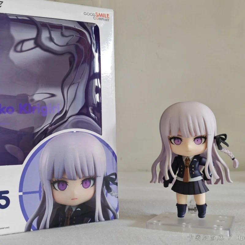 （Free shipping）10cm Q version Danganronpa Kirigiri Kyoko Movable Face Change No.2625 Collectible Decoration Desktop Birthday Christmas Gift Toy