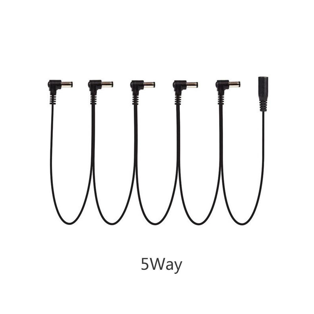 9V electric guitar effects pedal power cable, RCA cable, angled connector, 1 to 3/4/5/6/8 multi-connector