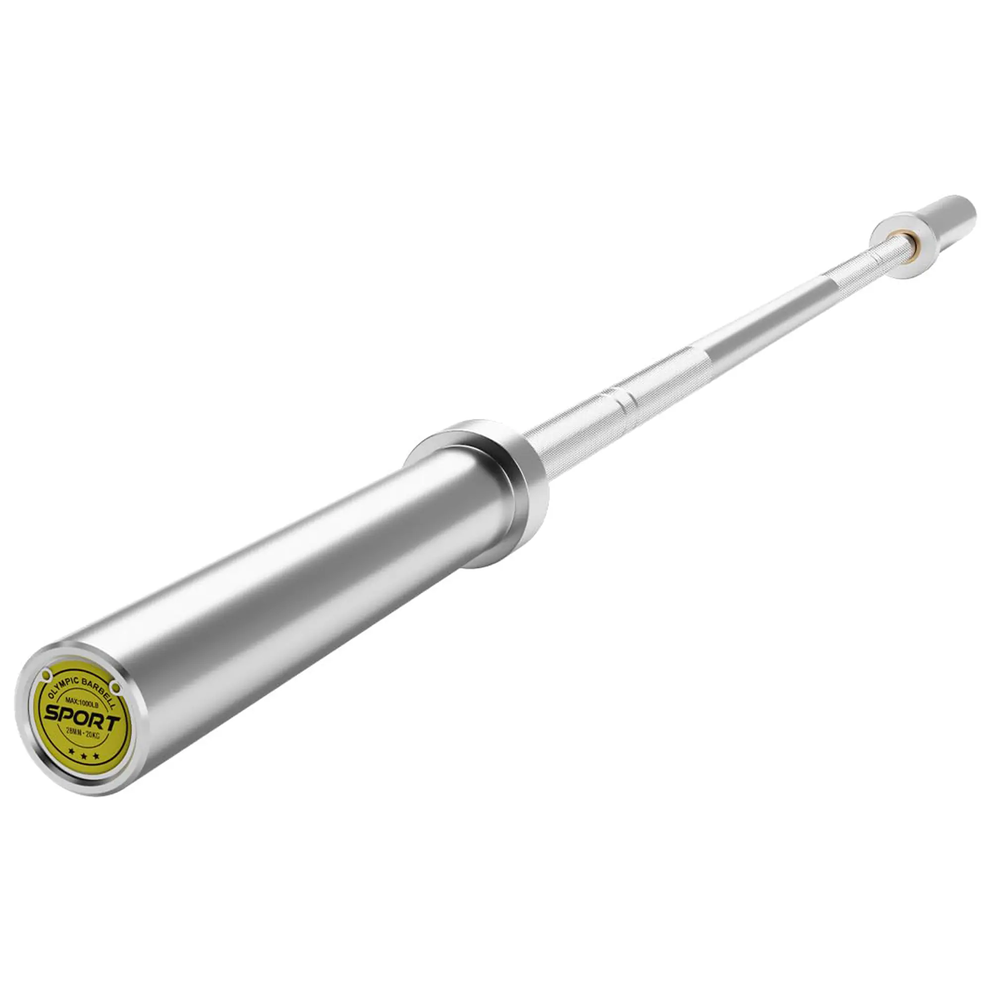 Barbell, 2 Inch 88 7Ft Barbell Bars, 45Lb Barbell, Hard Chrome & Knurled Grip & 1000Lb Capacity, Weight Bar For Squats,Bench Press,Deadlifts,Bent-Over Rows,Hip Thrusts
