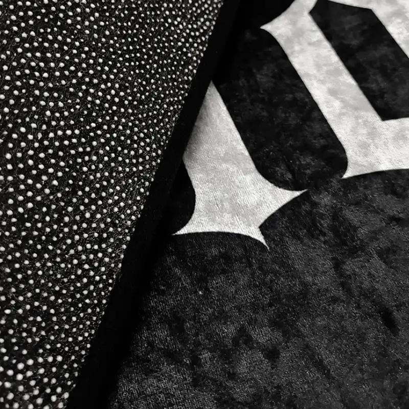 Halloween Home Decor Carpet, Skull Spider Print Coffin Shape Mat, Creative Unique Holiday Gift Rug, Household Decorative Rug, Soft Washable Floor Covering