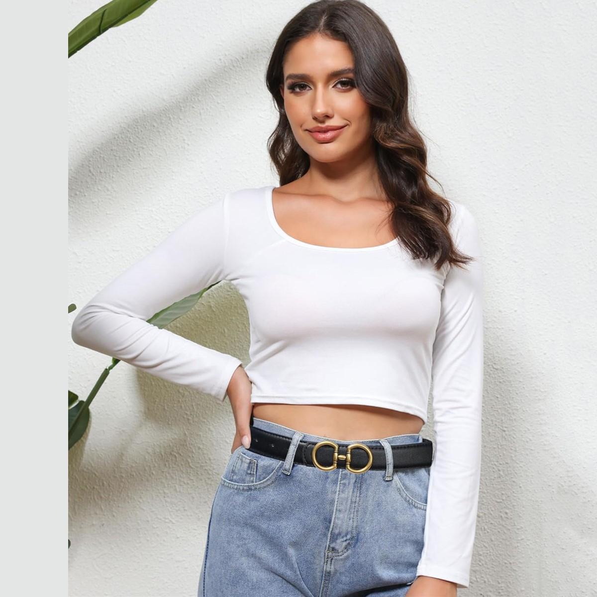 AWAYTR Elegant Reversible Belt for Women Two-in-One Ladies Fashion PU Leather Belts with Horseshoe Buckle for Jeans Dress Style AWAYTR Elegant Reversible Belt for Women Two-in-One Ladies Fashion PU Leather Belts with Horseshoe Buckle for Jeans Dress Style