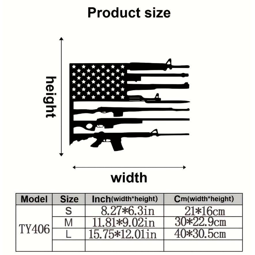 American Flag Metal Wall Art, Personalized Patriotic Decor for Independence Day accessories , Perfect for Home and Lovers of America