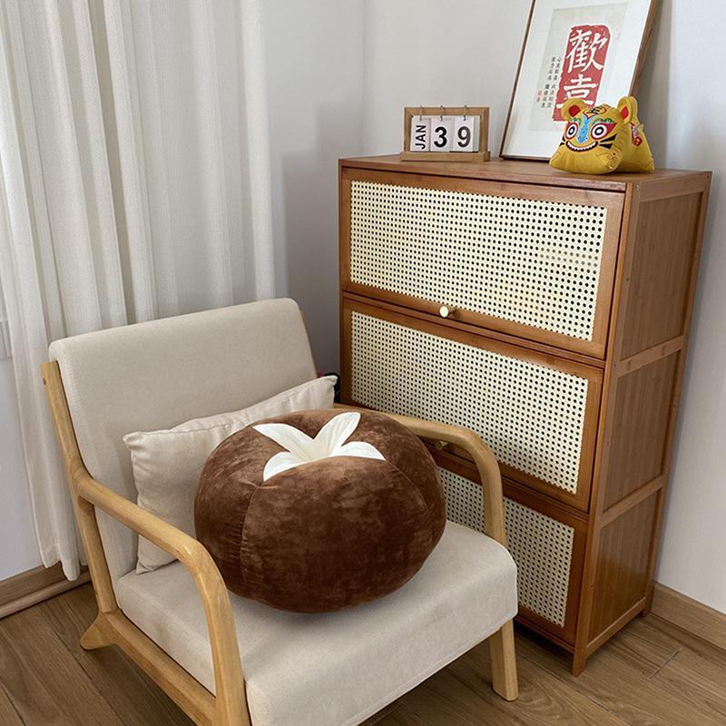 Bay Window Tatami Floor Thickened Butt Cushion Round Tomato Tomato Pillow Vegetable Mushroom Persimmon Futon Cushion Bay Window Tatami Floor Thickened Butt Cushion Round Tomato Tomato Pillow Vegetable Mushroom Persimmon Futon Cushion