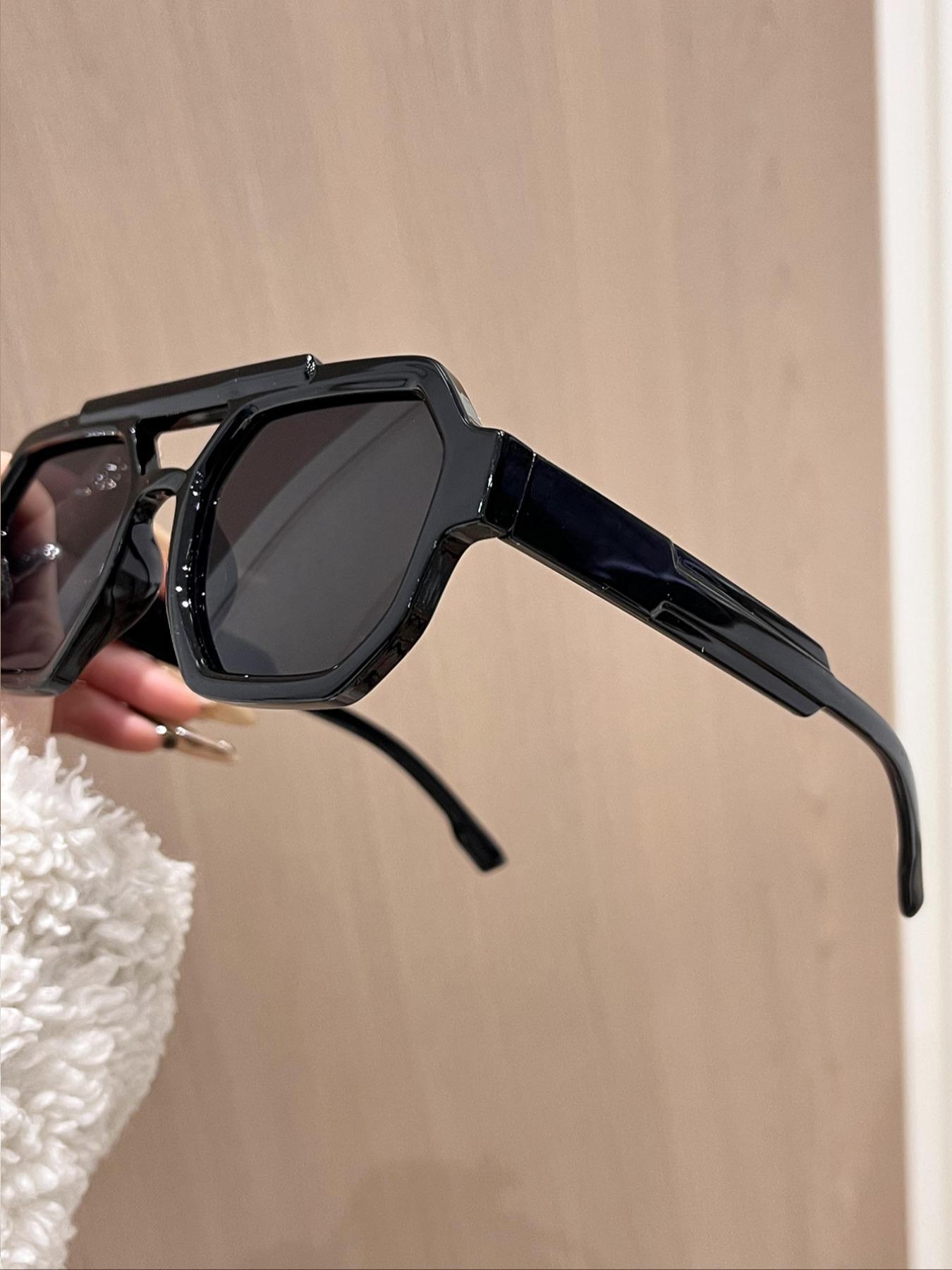 Unisex Vintage Trendy Tortoise Pattern Aviator Sunglasses, Retro Outdoor Sports Sunglasses, Fashionable Sunglasses for Men & Women for Everyday Use, Tortoiseshell Sunglasses